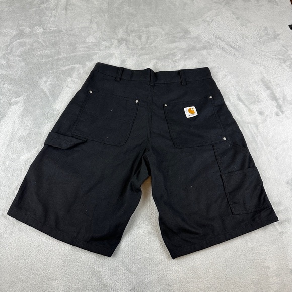 Carhartt Rework Double Knee Black Shorts Men's Size 32 W REFER TO MEASUREMENTS - Picture 7 of 15